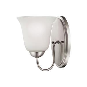 Thomas Lighting Conway Wall Sconce - 1-Light - 6-in x 13-in - Brushed Nickel