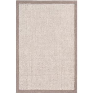 Surya Siena Solid Area Rug - 8-ft x 10-ft - Rectangular - Medium Gray