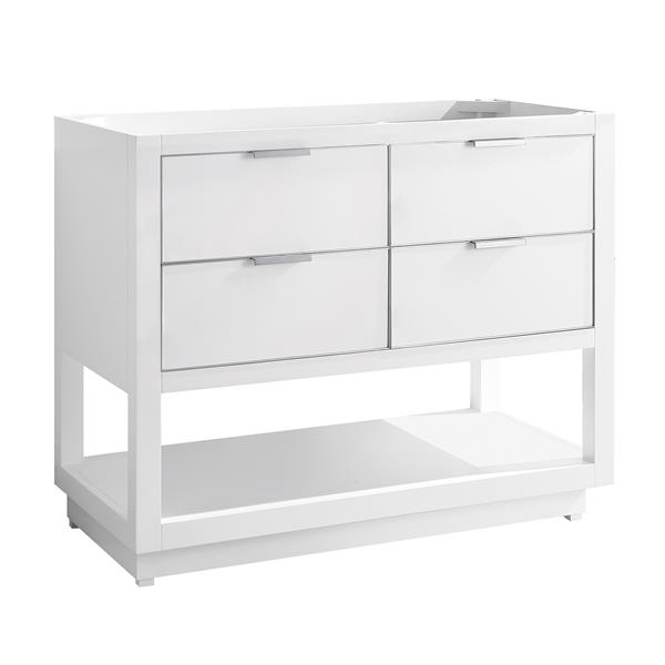 Avanity Mason 42-in White Freestanding Bathroom Vanity Cabinet