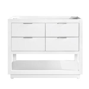 Avanity Mason 42-in White Freestanding Bathroom Vanity Cabinet