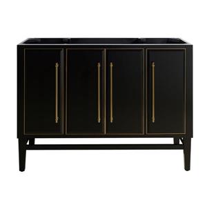 Avanity Mason 48-in Black Bathroom Vanity Cabinet
