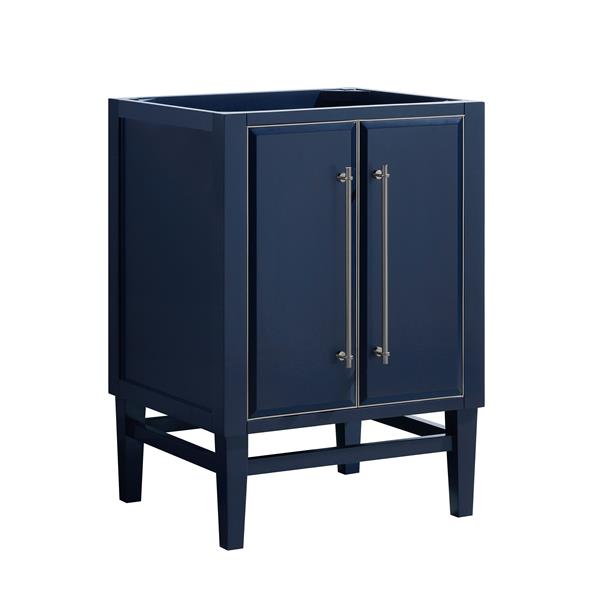 Avanity Mason 24-in Navy Blue Bathroom Vanity Cabinet with Brushed Nickel Hardware