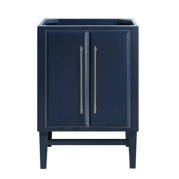 Avanity Mason 24-in Navy Blue Bathroom Vanity Cabinet with Brushed Nickel Hardware