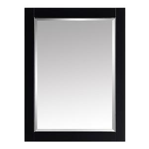 Avanity Mason 24-in Mirror - Black/Brushed Silver