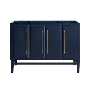 Avanity Mason 48-in Navy Blue Bathroom Vanity Cabinet with Gold Hardware