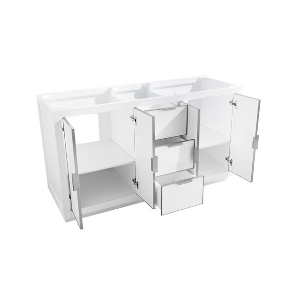 Avanity Mason 60-in White Bathroom Vanity Cabinet