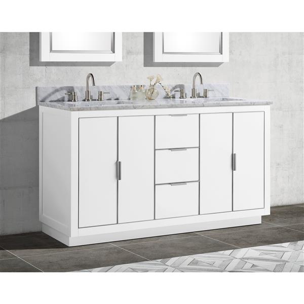 Avanity Mason 60-in White Bathroom Vanity Cabinet