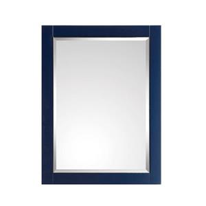 Avanity Mason 24-in Mirror - Navy Blue/Brushed Silver