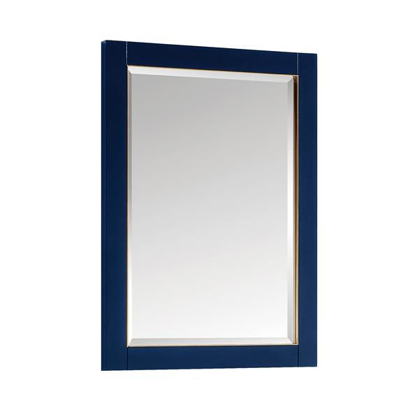 Avanity Mason 24-in Mirror - Navy Blue/Matte Gold