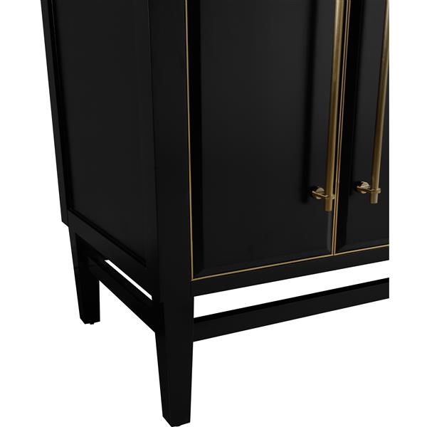 Avanity Mason 30-in Black Bathroom Vanity Cabinet