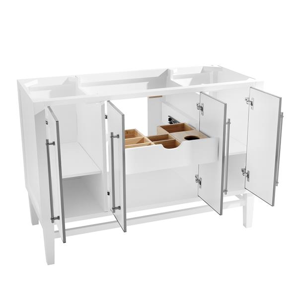 Avanity Mason 48-in White Bathroom Vanity Cabinet