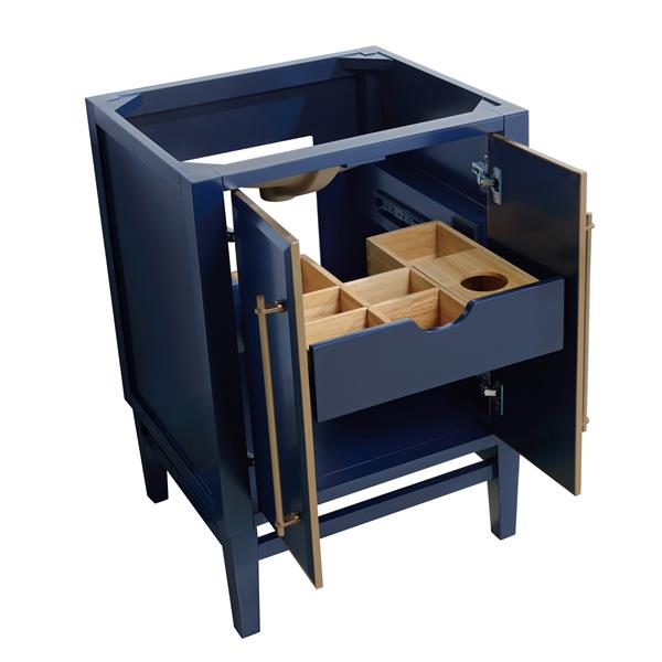 Avanity Mason 24-in Navy Blue Bathroom Vanity Cabinet
