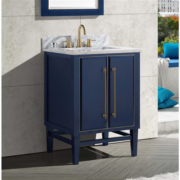 Avanity Mason 24-in Navy Blue Bathroom Vanity Cabinet