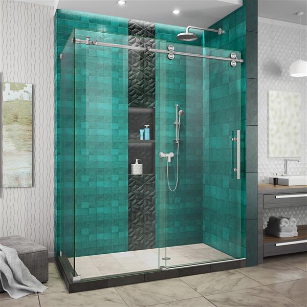 DreamLine EnigmaXO Shower Enclosure Barn Door Sliding 56.3860.38