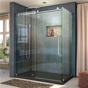 Cabine de douche Enigma-Z de DreamLine, 56,38-60,38 po x 76 po, acier inoxydable poli