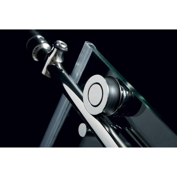 DreamLine Enigma-X Shower Enclosure - 44.38-48.38-in x 76-in - Brushed Stainless Steel