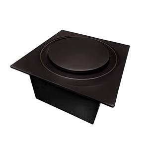 Ventillateur de salle bains G16 Series de Aero Pure, 80 PCM, 0,4 Sones, bronze huilé