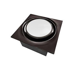 Ventillateur de salle bains L6 Series de Aero Pure, 110 PCM, 0,9 Sones, bronze huilé