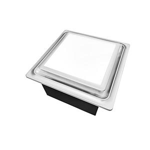 Ventillateur de salle bains L5 Series de Aero Pure, 80 PCM, 0,3 Sones, nickel satiné