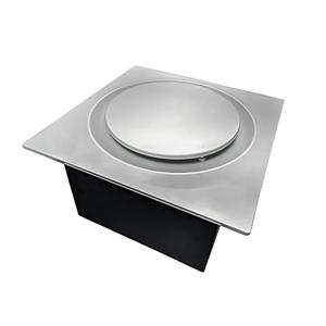 Ventillateur de salle bains G16 Series de Aero Pure, 110 PCM, 1,1 Sones,nickel satiné
