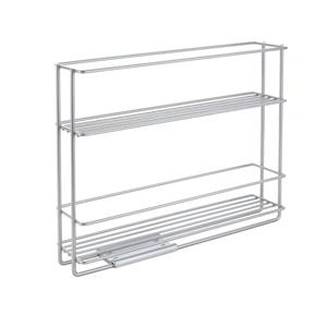 Etagère porte-épices coulissante In-And-Out de Metaltex, gris