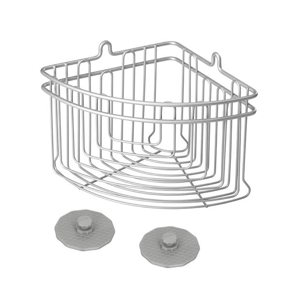 Metaltex Artic Corner Tall Shelf - Metal