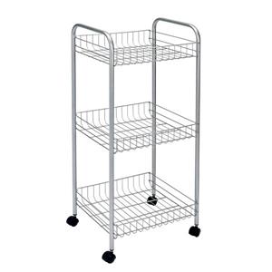 Metaltex Montreal Cart - 3-Tier - Gray