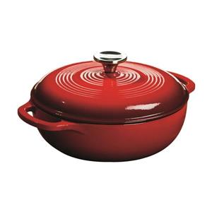 Lodge Enamel Dutch Oven - 3 qt. - Red