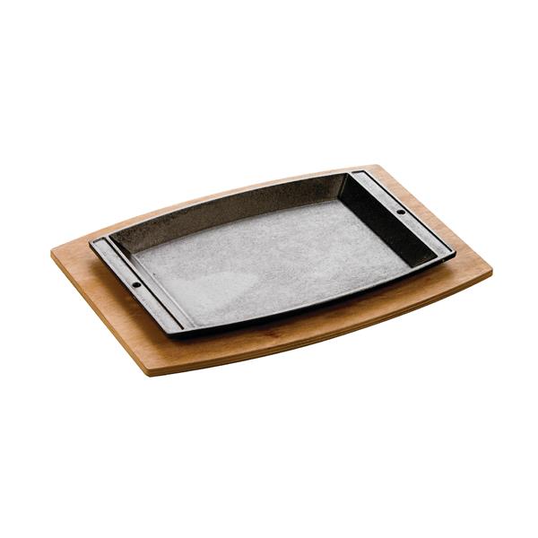 Ensemble de plateaux de chef en fonte Lodge, 13,75 x 9,75 po