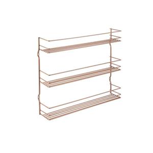 Metaltex Pepito 3 Wall-Mounted Spice Rack - Copper