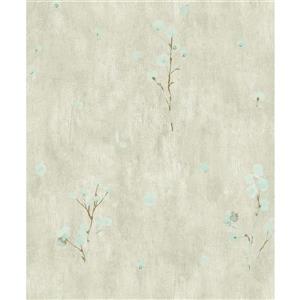 Dundee Deco Falkirk Ophia Wallpaper Roll - Flowers - Light Green