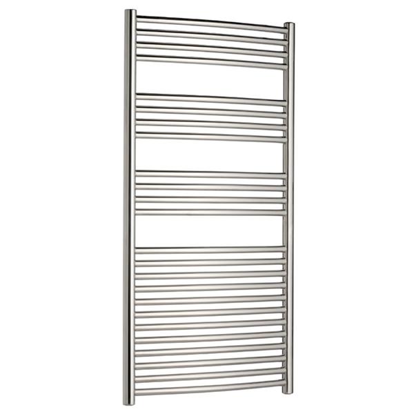 Chauffe-serviette électrique Premier Straight d'American Towel Rack, chrome poli, 47,25 po x 23,62 po