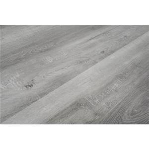PROTIER EIR Teramo SPC Vinyl Plank - 7-in x 60-in - Grey