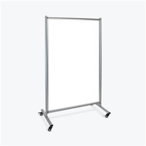 Luxor Mobile Magnetic Whiteboard Room Divider - 72-in x 40-in