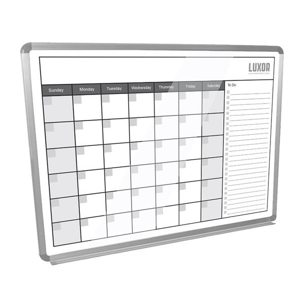 Calendrier mensuel hebdomadaire magnétique acrylique pour réfrigérateur  avec O7