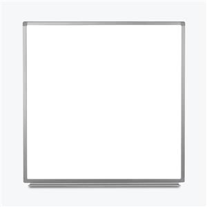 Luxor Wall-Mounted Magnetic Whiteboard -  48-in x 48-in