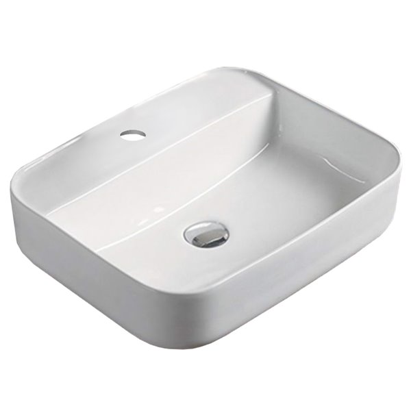 American Imaginations Vessel Sink 20 In White Ai 28137 Rona