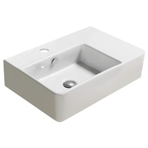 Lavabo de American Imaginations, 23,8 po, blanc