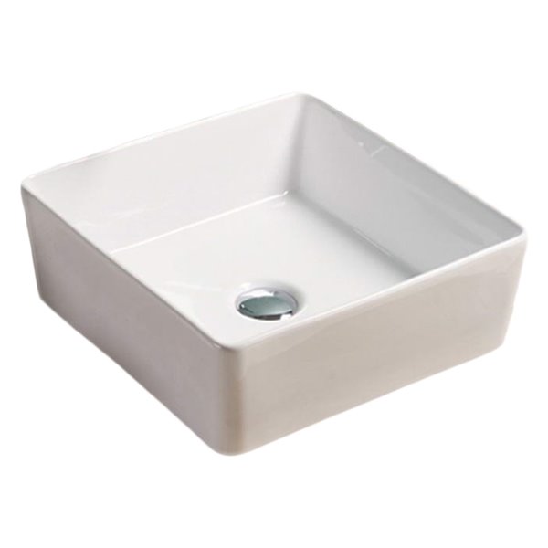 American Imaginations Vessel Sink - 15.6-in - White AI-28184 | RONA