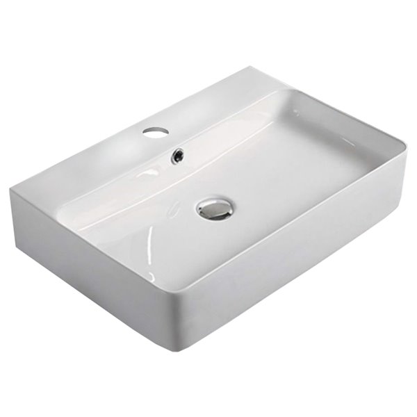 American Imaginations Vessel Sink - 23.8-in - White AI-28140 | RONA