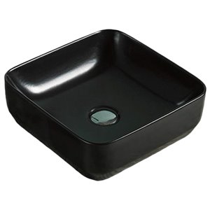 Vasque de American Imaginations, 14,2 po, noir mat