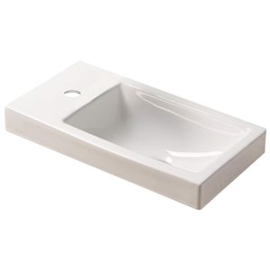 American Imaginations Drop-In Sink - 15.7-in - White