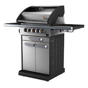 Barbecue au propane avec brûleur latéral Fervor, 3 brûleurs, 30,000 BTU, inox