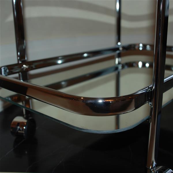 WHI 2 Tier Bar Cart - Chrome