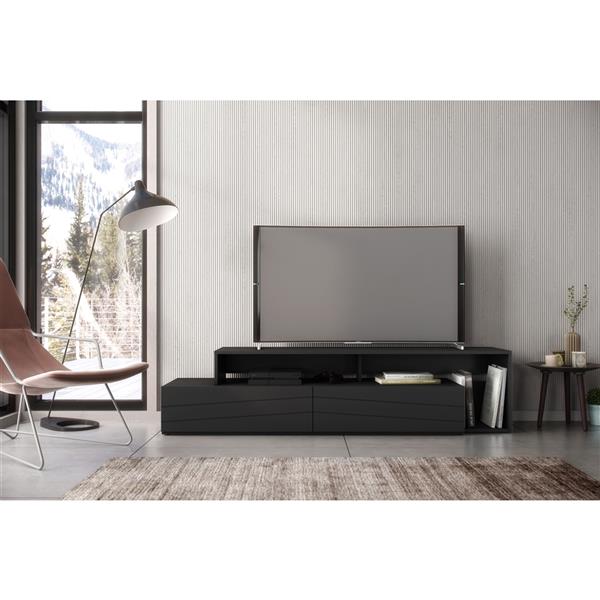 Nexera 112006 Tonik TV Stand -  72-inch -  Black