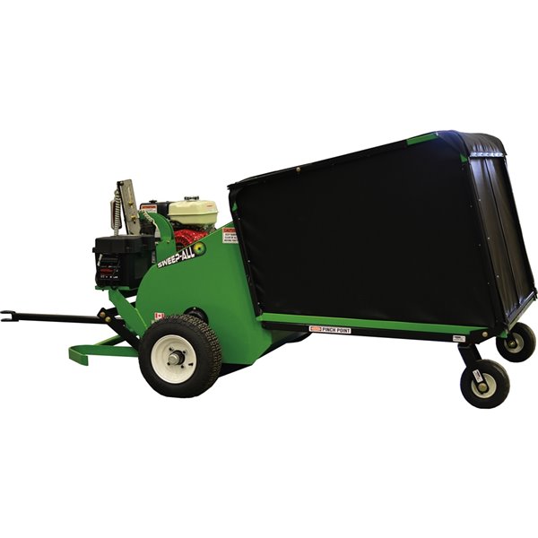 Sweep-All 9 HP Honda Powered Turf Sweeper - 48-in Brush