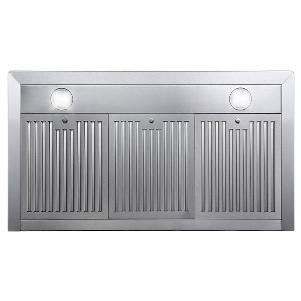 Cosmo Wall Mount Range Hood - Ultra Quiet - 380 CFM - 36-in - Stainless Steel