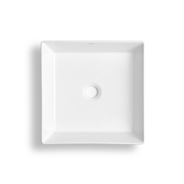 Cheviot Flex Vessel Bathroom Sink - 15-in - White