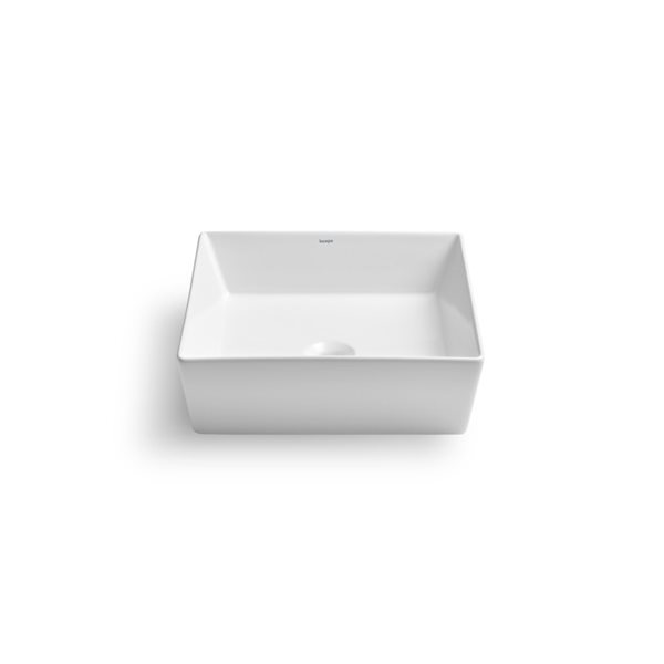 Cheviot Flex Vessel Bathroom Sink - 15-in - White