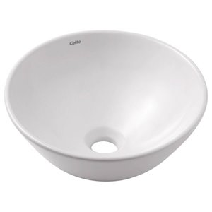 Cheviot Water Vessel Bathroom Sink - 13.75-in - White